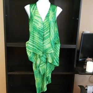 BCBG MAXAZRIA Lime SnakeSkin Print S NWT
